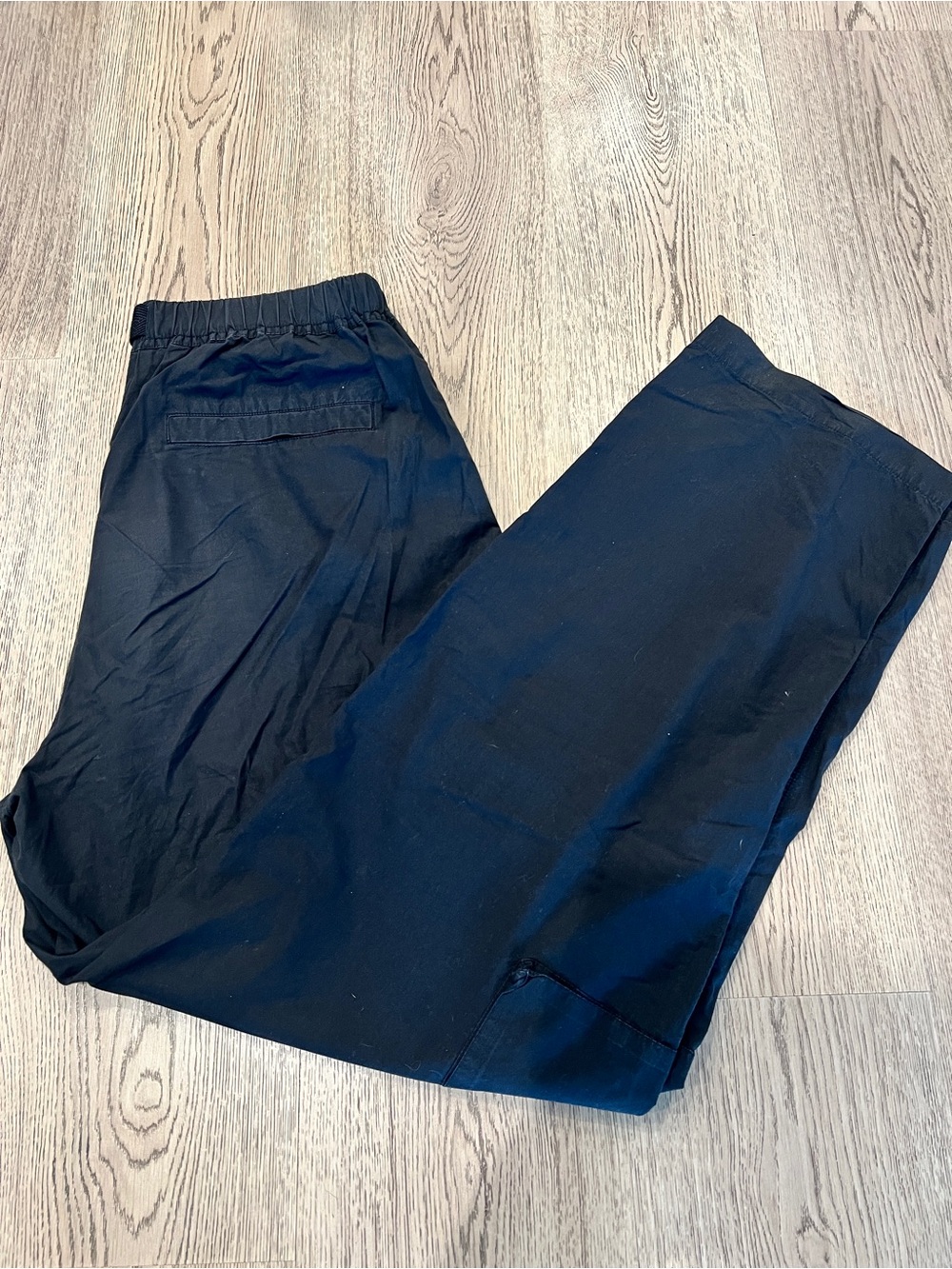 COS | Men's Black Cargo Pants with Elastic Waistband
